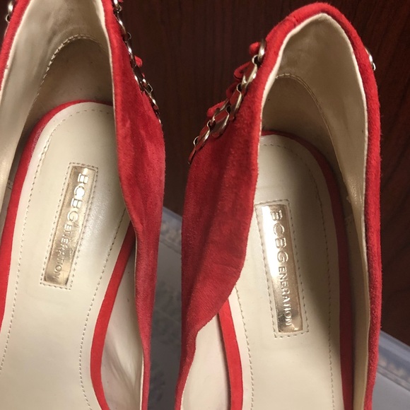 BCBGeneration Suede Coral Pump Size 9 - Picture 4 of 5